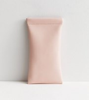 New Look Pink Leather-Look Sunglasses Case